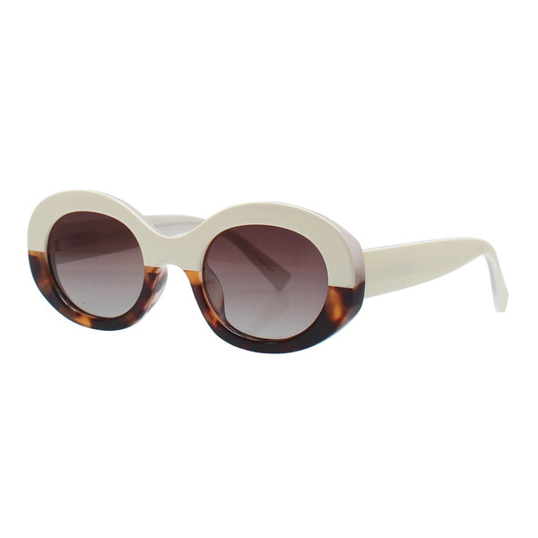 VICKY | Ivory | Dark Tortoise |  Smokey Lens