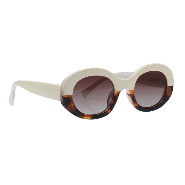 VICKY | Ivory | Dark Tortoise |  Smokey Lens