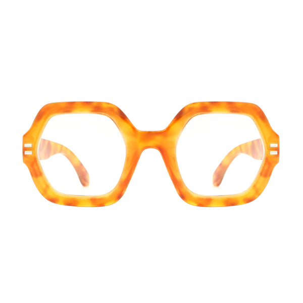 CANDICE | Amber Tortoise | Blue Light