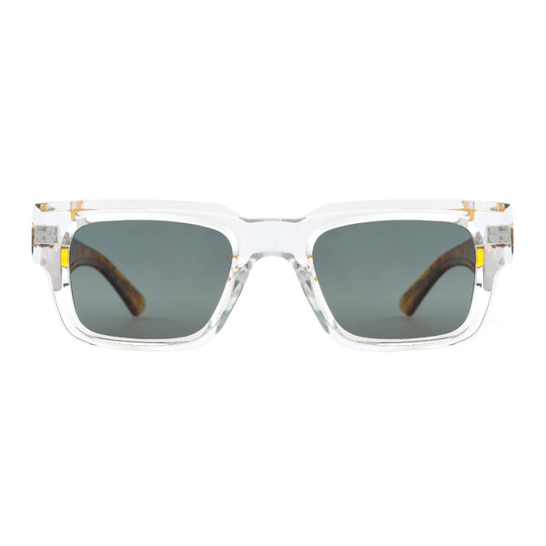 CADE | Clear |Tortoise Temples |  Smokey Lens