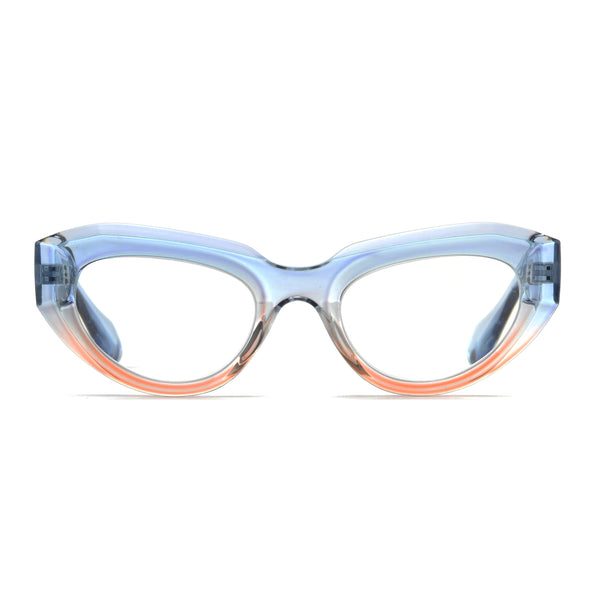 KEIKO | Transparent Blue | Peach | Blue Light