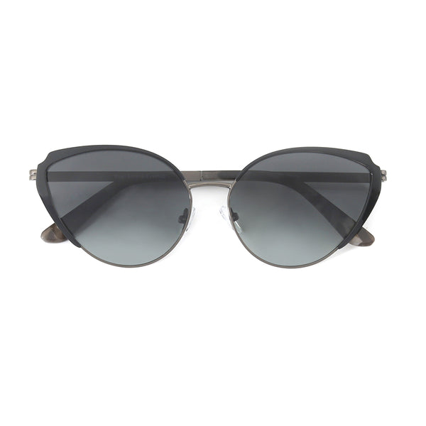 LOTUS | Gun Metal Frame | Black Tortoise Tips | Green Gradient Lens