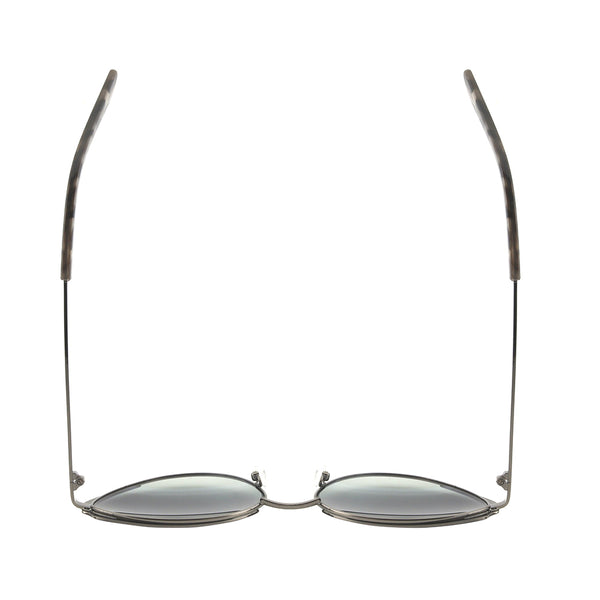 LOTUS | Gun Metal Frame | Black Tortoise Tips | Green Gradient Lens