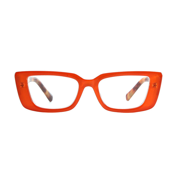 CORY | Orange | Amber Tortoise | Blue Light