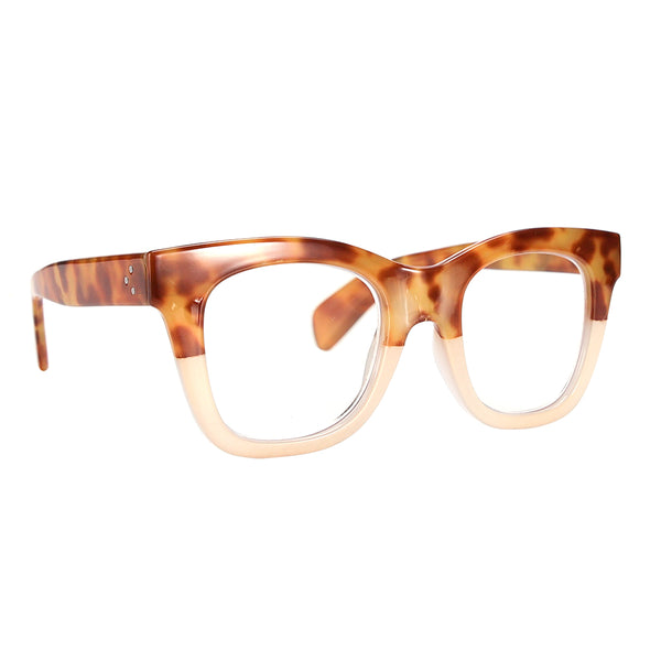 DELLA | Amber Tortoise | Ivory | Blue Light