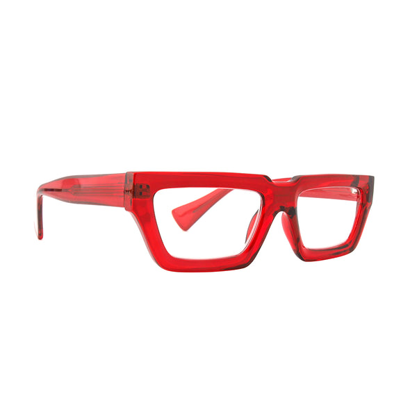 ULLA | Transparent Red | Blue Light