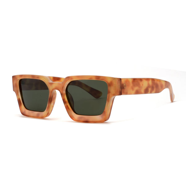 Zion | Light Tortoise | Green Polarized Lens