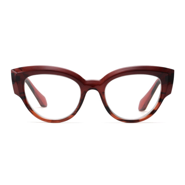 LILOU | GRADIENT DARK CHERRY | BLUE LIGHT